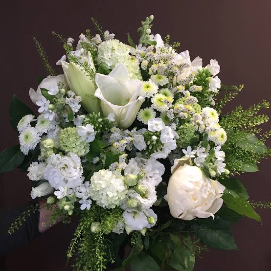 Bouquet blanc élégant